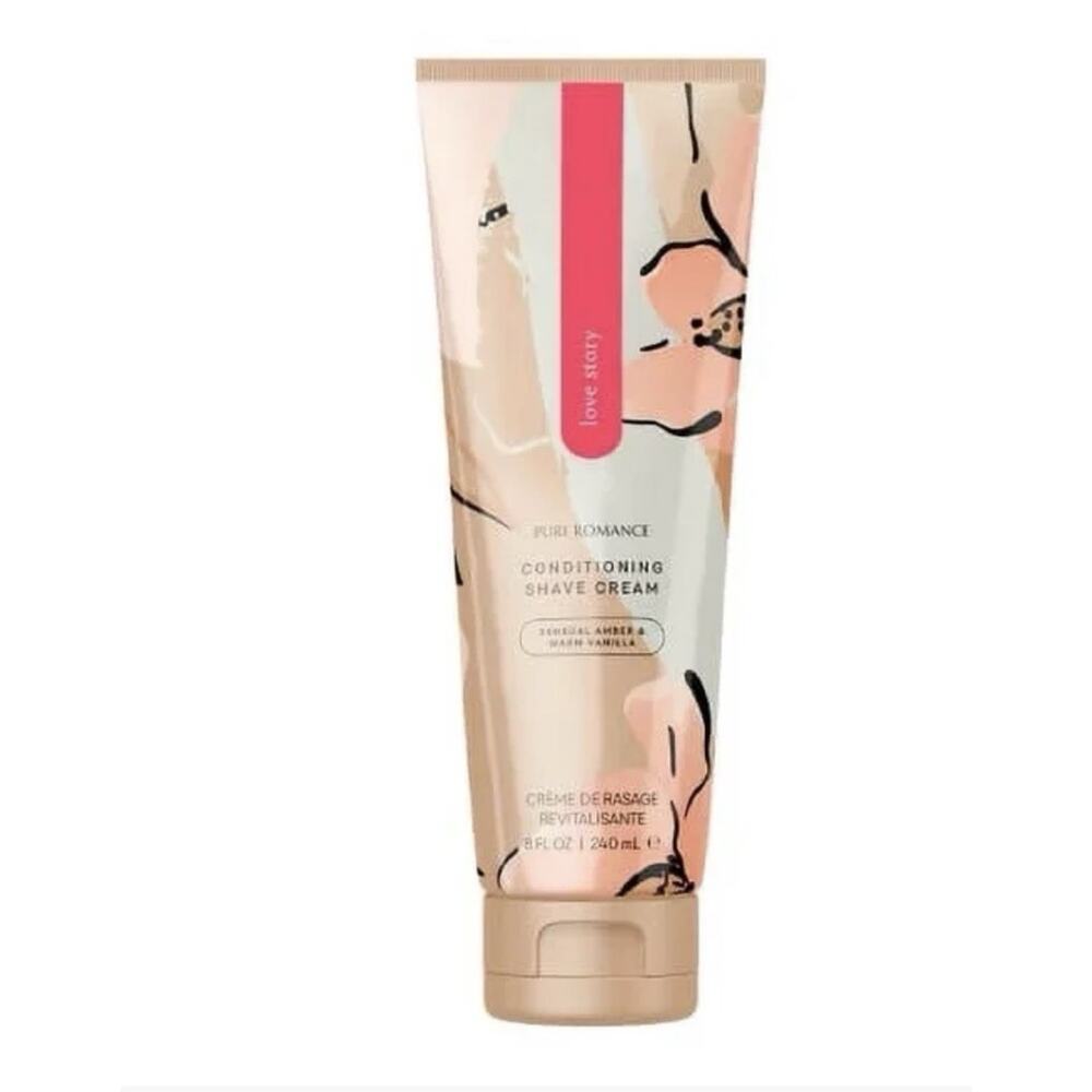 PURE ROMANCE Love Story - Conditioning Shave Cream, 8 fl. oz New Sealed